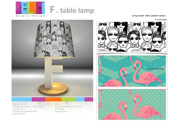Alphabet Lamp