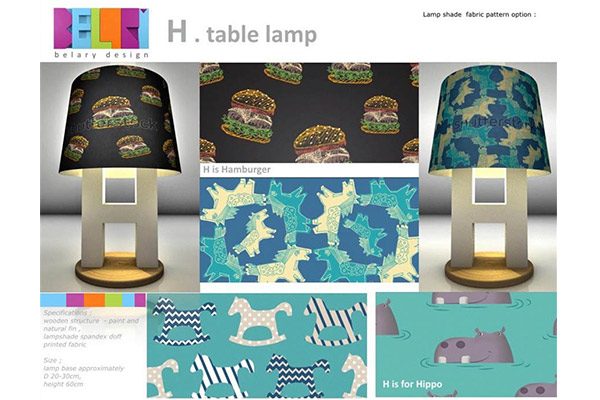 Alphabet Lamp